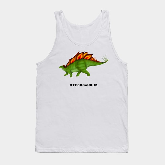 Stegosaurus Tank Top by lucamendieta